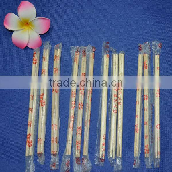 High-quality disposable plastic wrapped bamboo chopstick