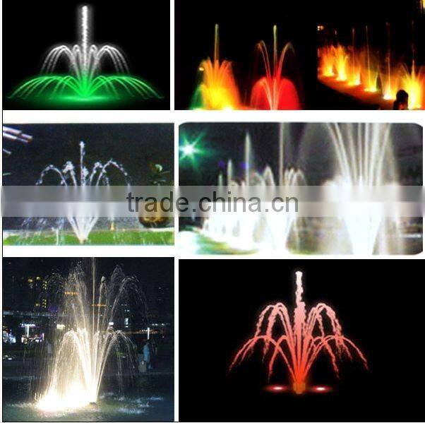 Music fountains use stainless steel water fountain nozzle design
