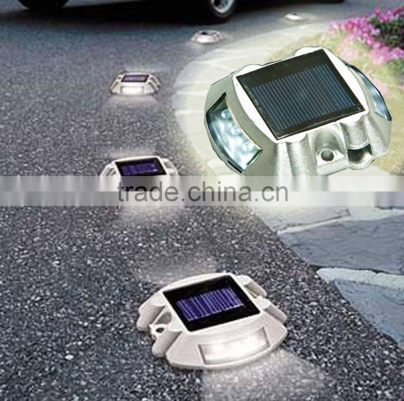 Outdoor Waterproof LED SOLAR Power Path Deck Stud Garden Road Dock Yard Lights