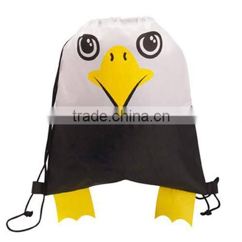 Cartoon Animal Shape Wholesale Customized Drawstring Bag,Cheap Drawstring Backpack