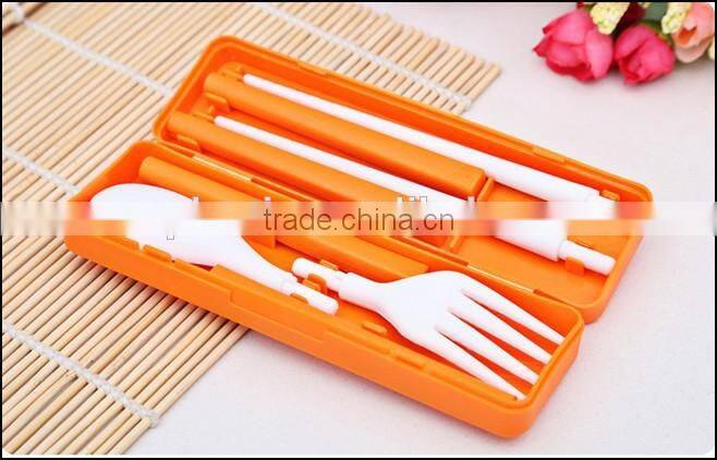 2015 hot sell one set 3 pieces detachable food grade plastic kitchen spoon,hot sell food grade plastic spoon supplier