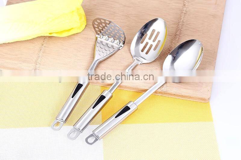 cooking tools stainless steel flexible turner long handle