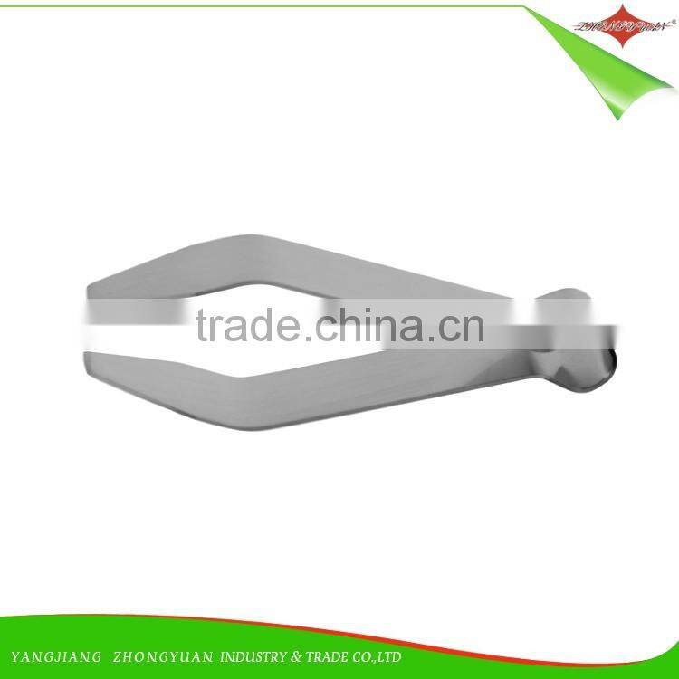 ZY-H1025 hot sale Kitchen Stainless steel bbq food tongs