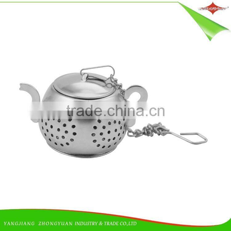 ZY-S3015 304 stainless steel mesh round loose tea infuser ball