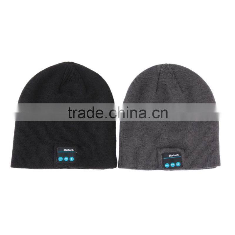 Soft Warm Hat Wireless Bluetooth Headphone Beanie Hat Bluetooth Smart Bluetooth Cap Headset Headphone Speaker Mic