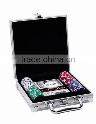 200pcs Poker chip set Laser Poker Set in Aluminum Case