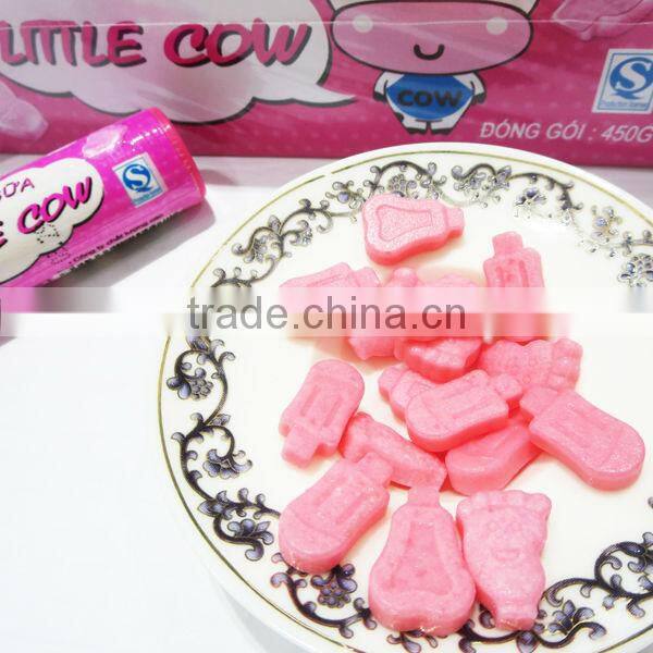 Strawberry Dextrose Compressed Candy in Tube Pack