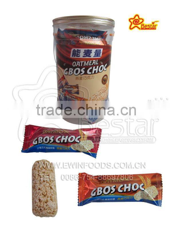 Chocolate Flavor Oatmeal Crisp Candy Biscuit