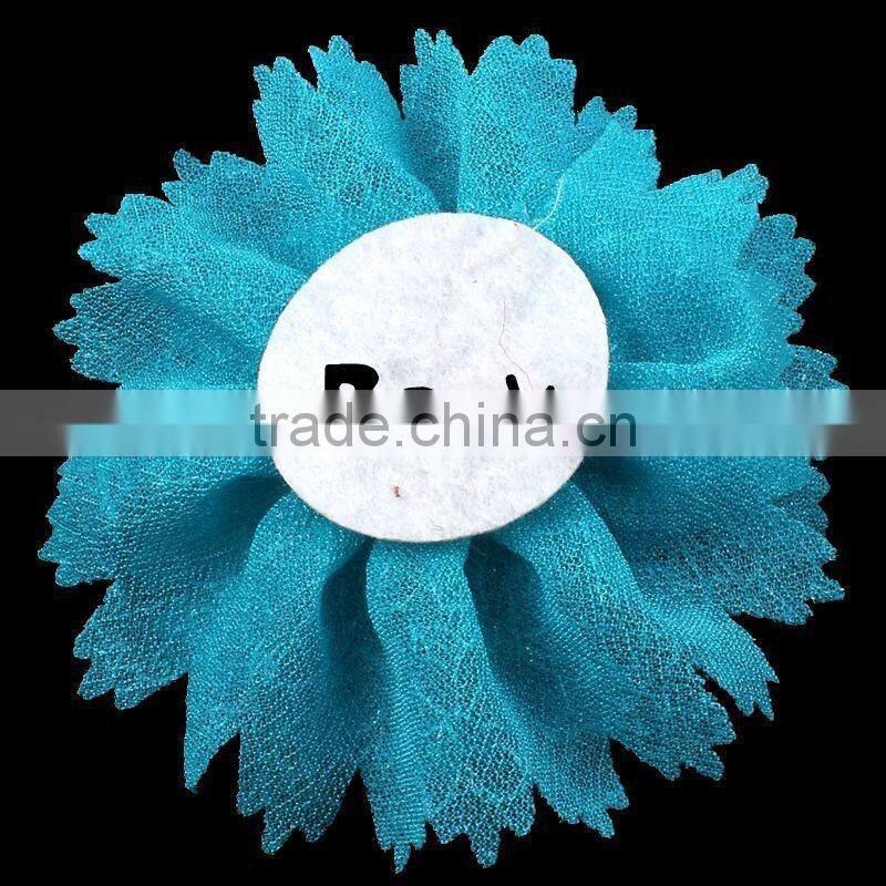 handmade fabric flower clip for kids hair accessories