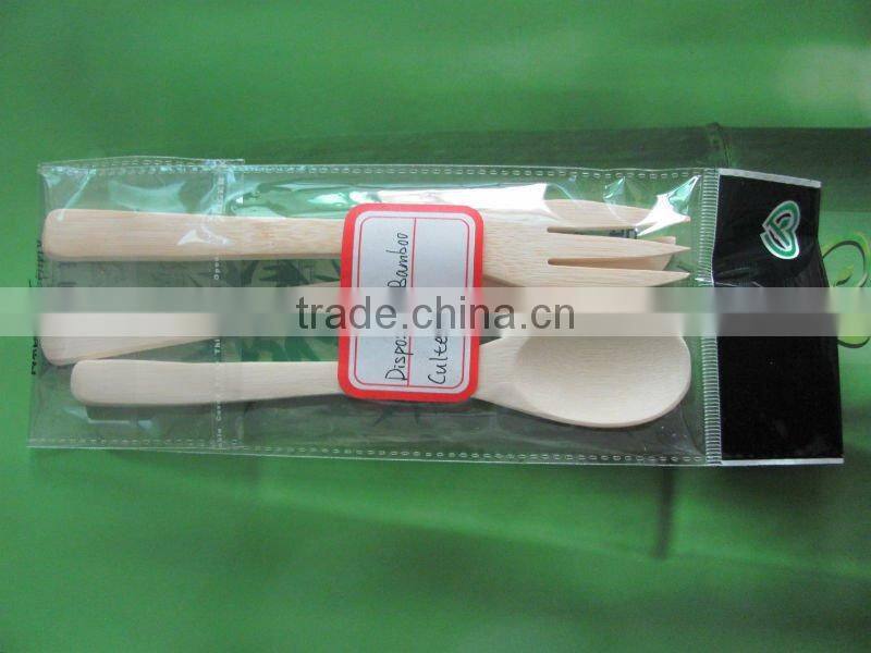 bamboo spoon&forks set