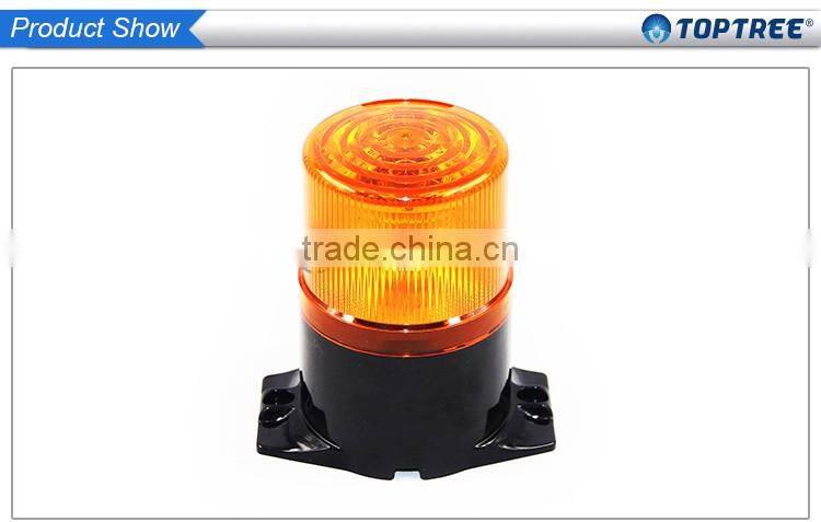 3W 40V Flash Led Warning Light M4 Crew Or Magnet Holder Road Hazard Warning Light