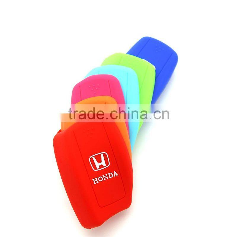 Fashion Silicone Remote Car Key Case Shell Flip Car Key Cover for Honda Civic Accord