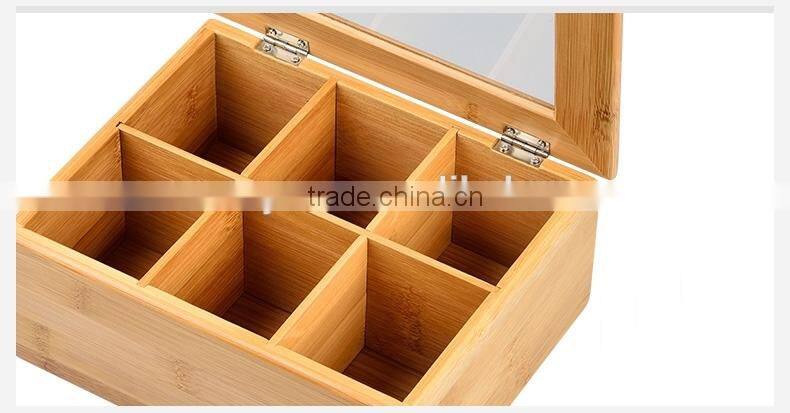 hot sell FSC bamboo tea box