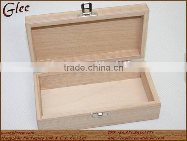 handmade natural recycle wooden jewelry box wooden keepsake case