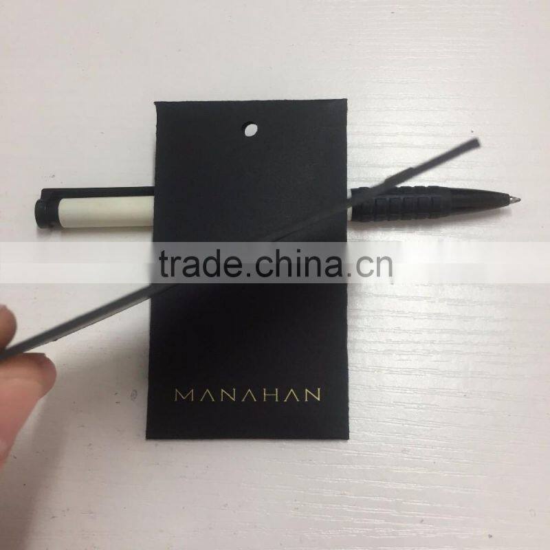 2016 Custom gold stamping thick hang tags with excellent quality