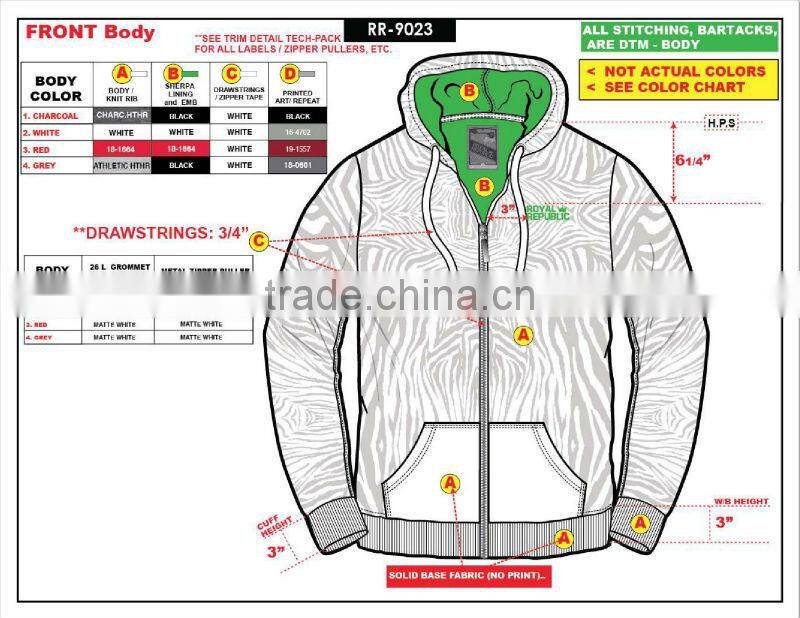 2014 Stock Boys / mens / big mens polyester winter sherpa lined printed fleece jacket /coat