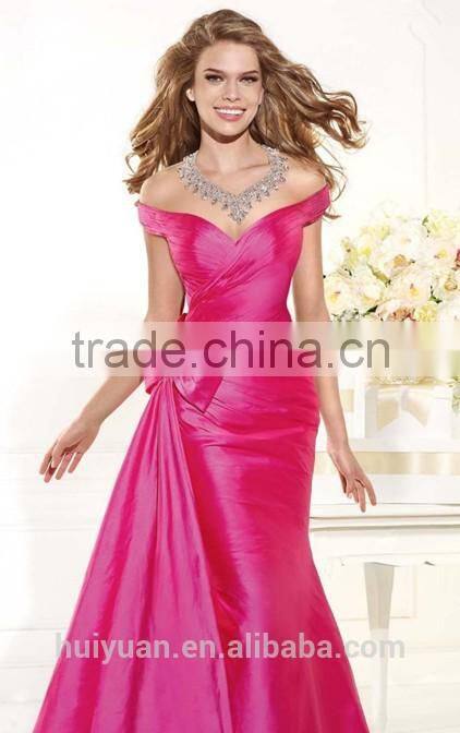 newest designer beaded sweetheart neck elegant pink dress