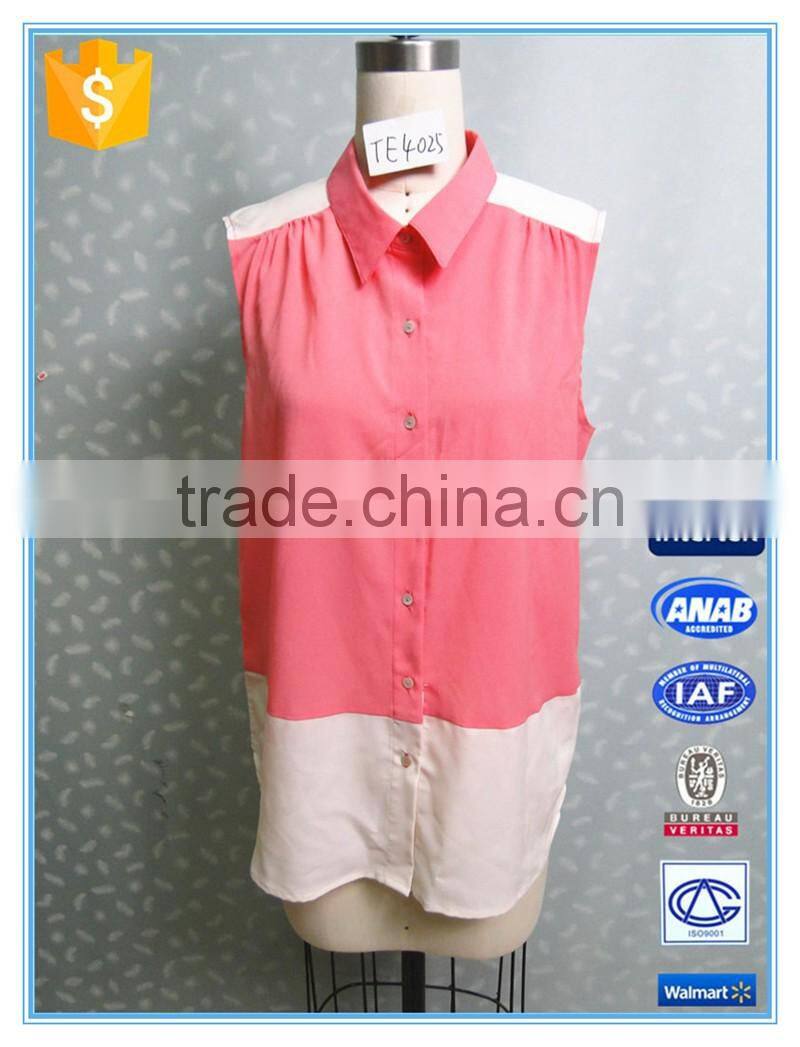 Chiffon Loose New Designs Sexy Summer Color Women Top