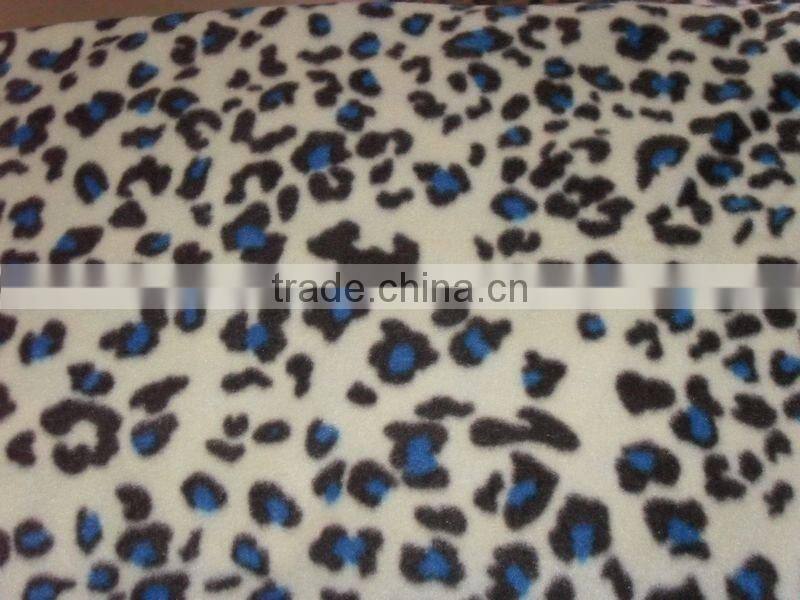 animal printed fleece blanket