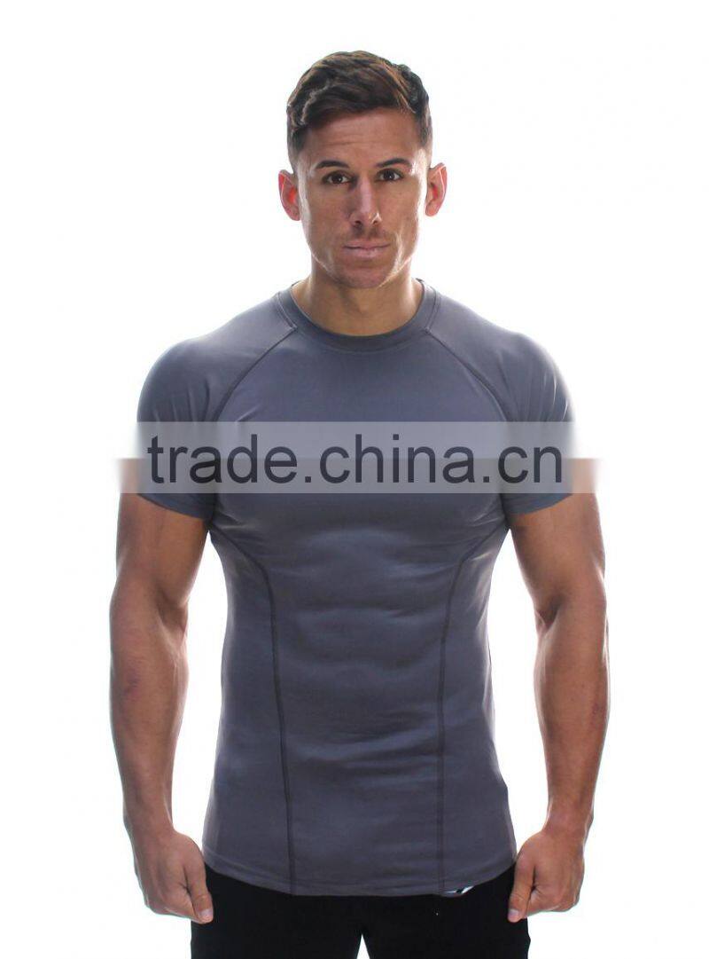muscle tee shirts stretch cotton t shirt plain blank t-shirt