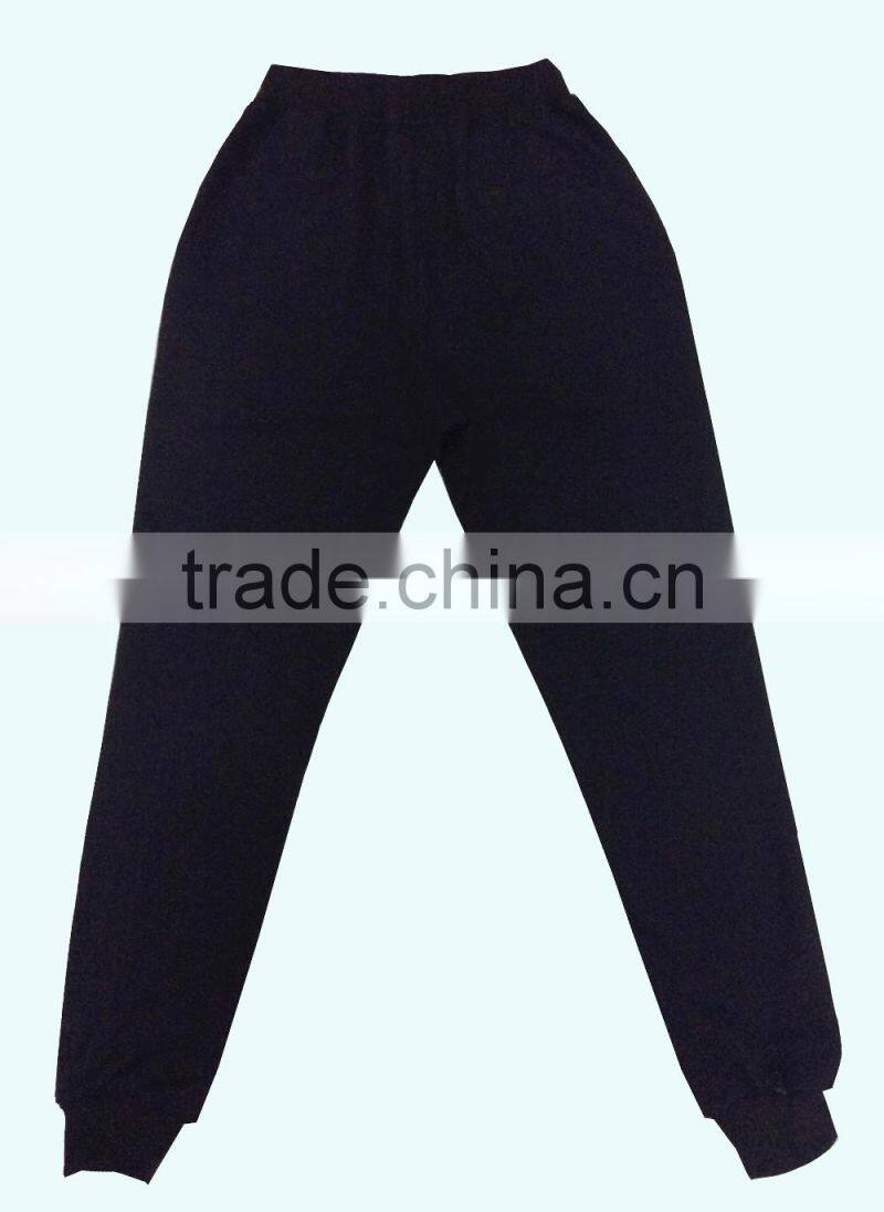 Made in China womens cotton spandex sport wear trousers baggy jersey pants