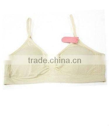 hot sell ladies seamless padded sport bra underwear