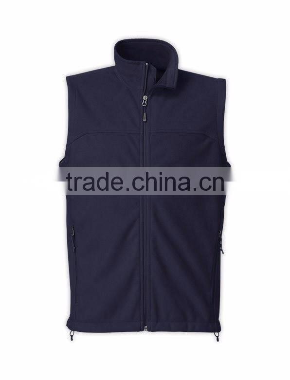 Men's fashion softshell winter jacket vest