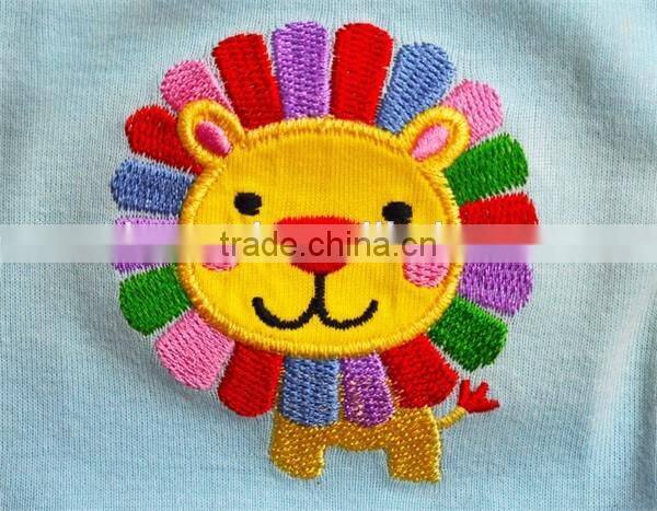 Embroidery & Graphic romper+towel Set for Baby