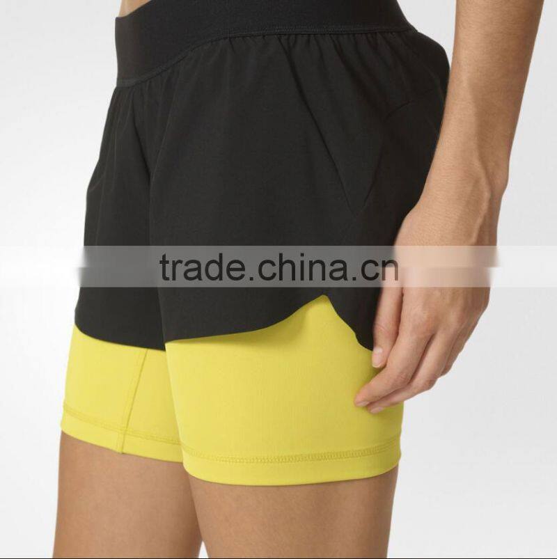 Hot Sale Custom Training Running Yoga Women Wholesale Athletic Shorts