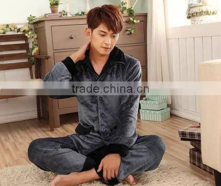 2015 wholesale men winter pajamas