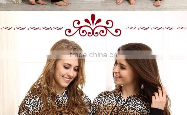 Custome winter family pajamas plus size leopard designs clothing women minion pajamas