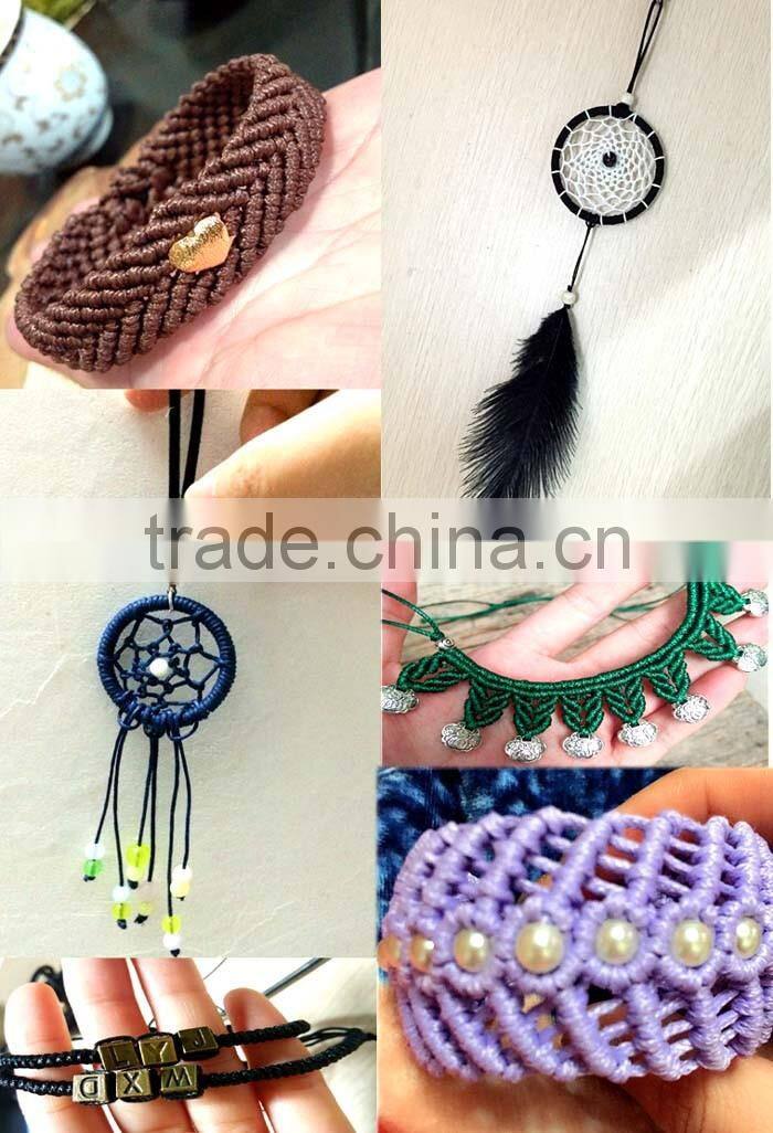1 mm DIY wax rope /waxed thread