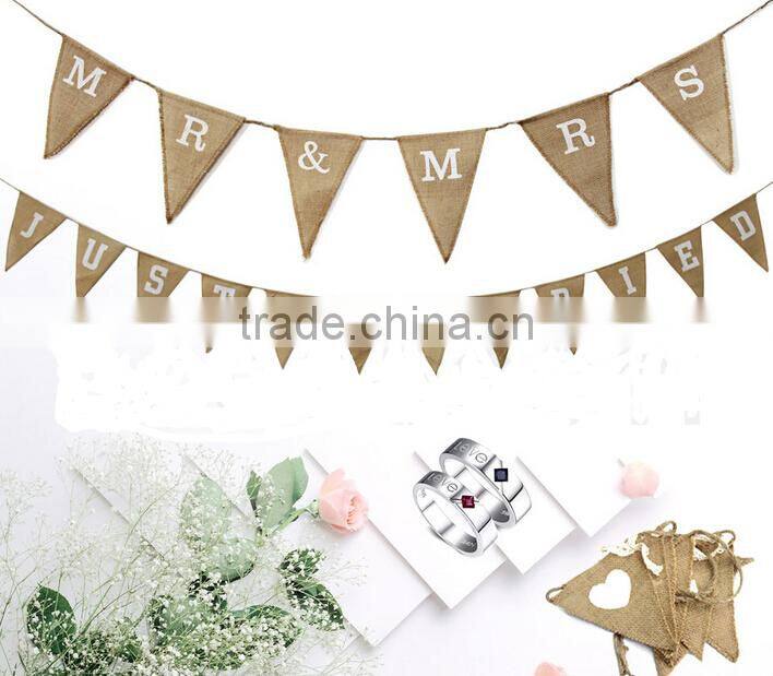 Mr & Mrs Bunting wedding decor , Top Table Decor