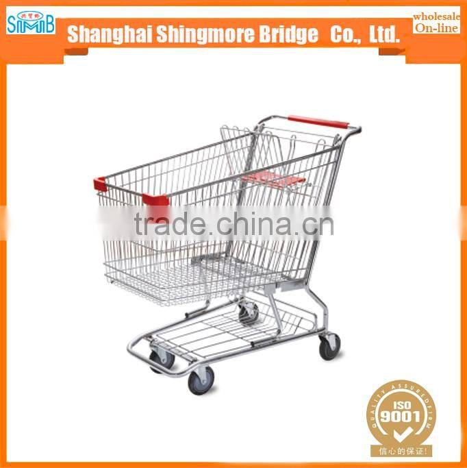 hot sales good quality 120L American style trolley for supermarket