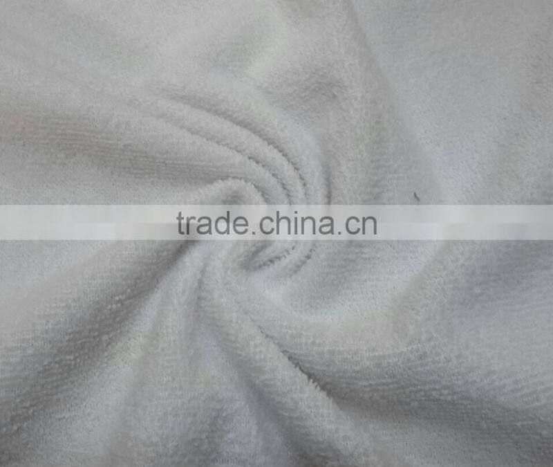 High quality bamboo fiber terry towelling fabric