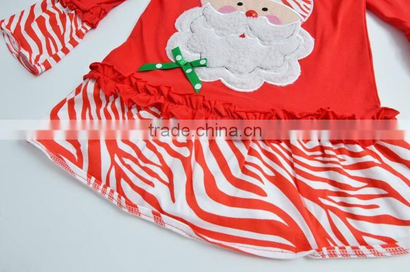 Spanish baby clothing christmas kids outfits plain shirts with icing leggings