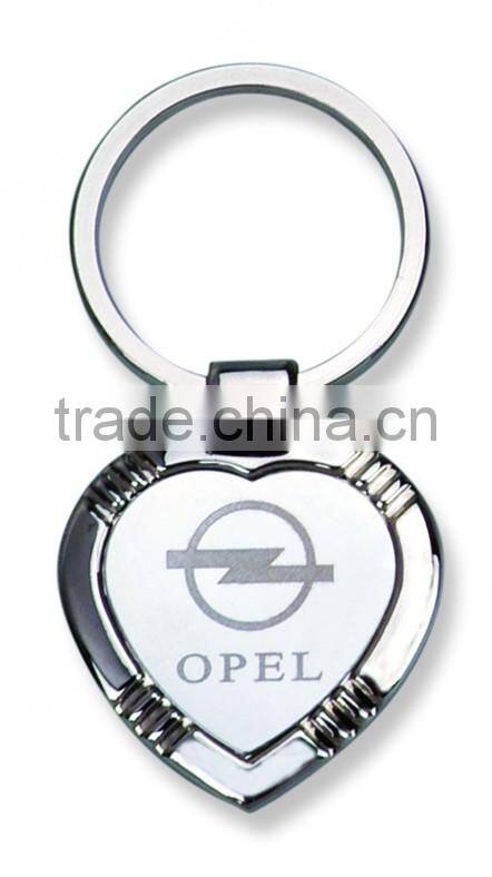 2016 Round Shaped Customized Metal Souvenir Keychain