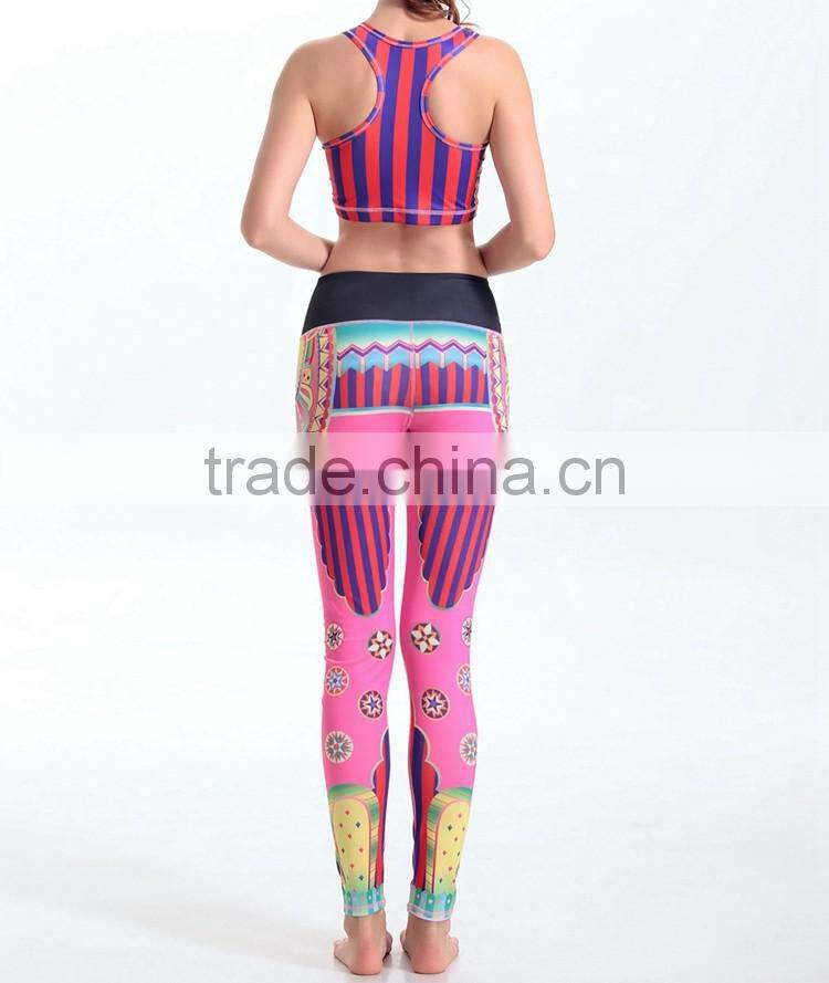 Modern Style Custom Design Women Bodybuilding Clothing Set