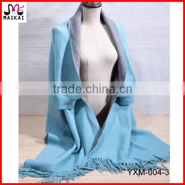 Elegant women's winter fashion jacquard scarf shawl