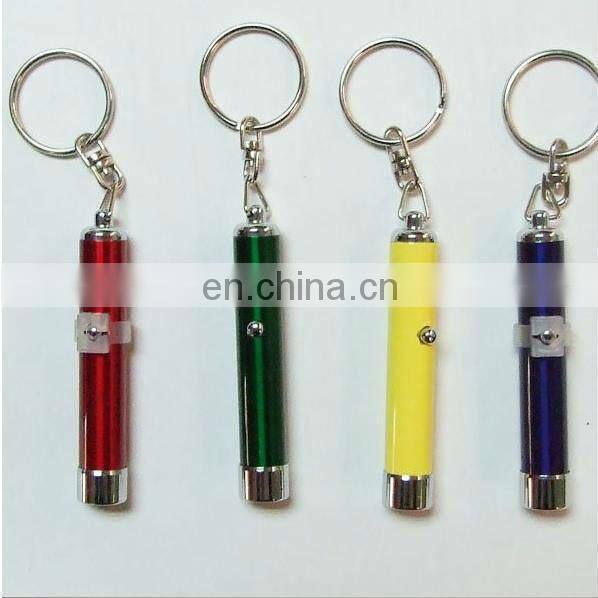 mini cheap UV bill note dector keyring torch light
