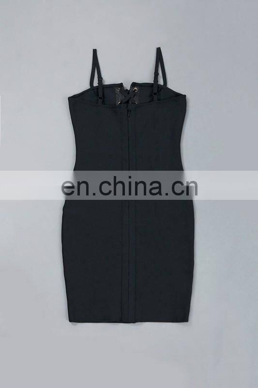 Amigo 2017 new designer strap dew chest sexy XXX bandage dress fashion slit mini evening dresses for ladis party wear