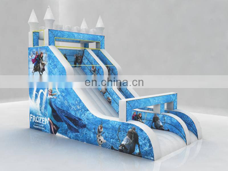 Hot Sales Slideway Frozen Theme commercial jumping castle