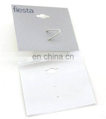 Black PVC fold Earring cards necklace cards