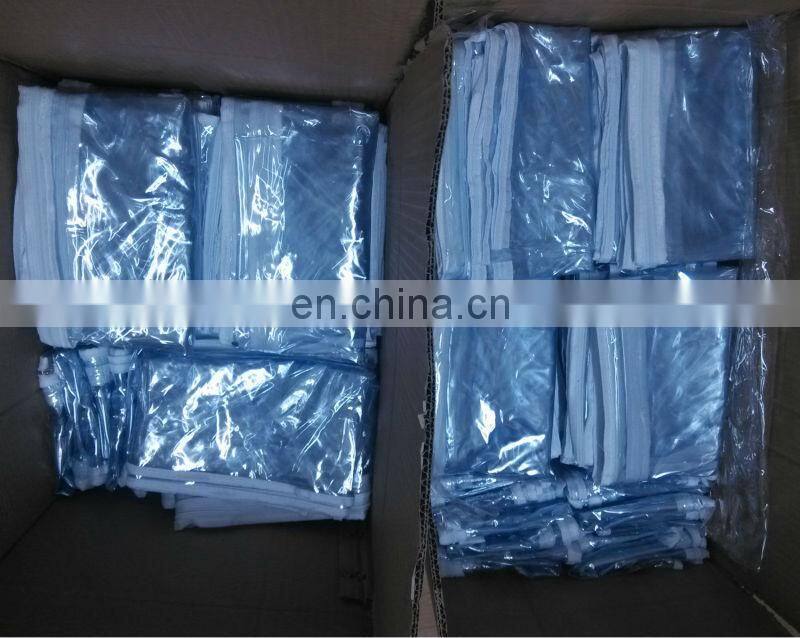 Transparent pvc clear plastic zippered storage bag wedding dress cover gown bridal bags
