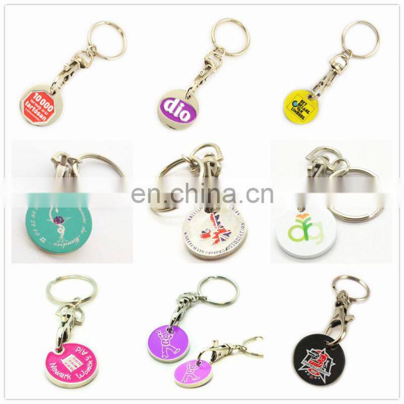 Customized zinc alloy trinket key ring with logo