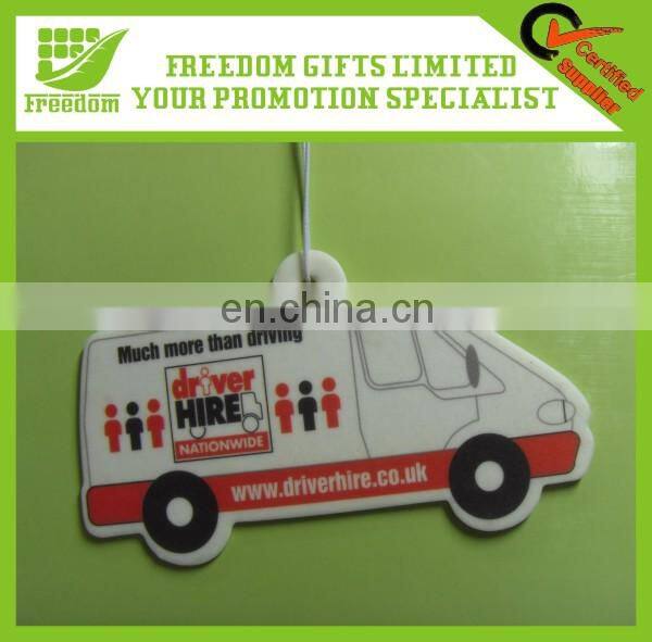 Best Selling Cheap Logo Printed Customized Air Car Fresheners