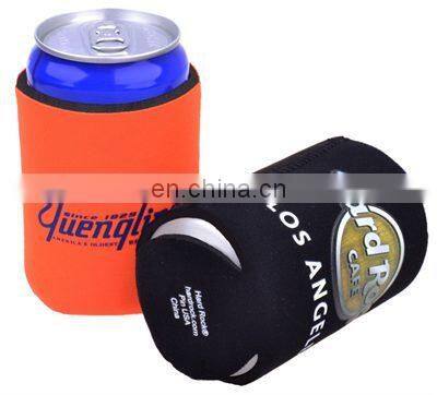 Professional insulated neoprene beverage cooler with jacquard logo
