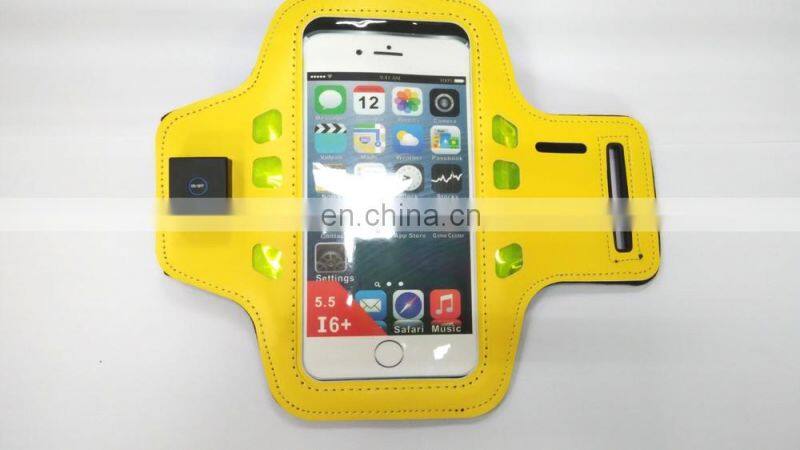 Wholesale color rubber band arm Jogging Armband For Cell Phone
