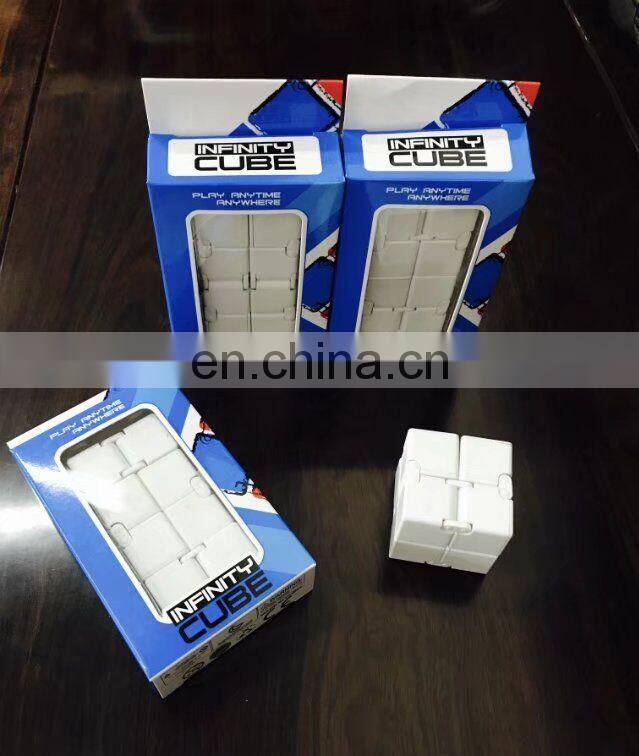 Infinite Cube,Fidget Cube in Style With Pressure Reduction Toy - Infinity Turn Spin Cube Edc Fidgeting - Killing Time Toys