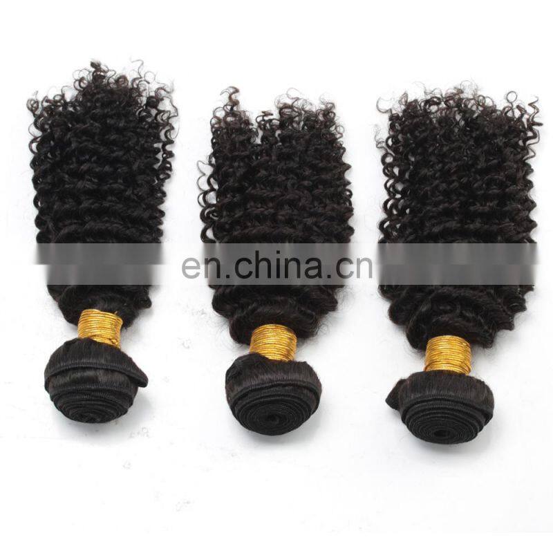 8A virgin hair kinky curly 100% natural original brazilian human hair for black women